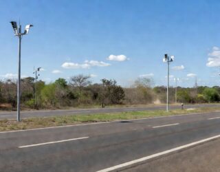 Novos radares instalados em Anápolis permitirão monitoramento do trânsito em tempo real por meio da integração com aplicativos de navegação. (Foto: Divulgação/ (Foto: Paulo de Tarso / Prefeitura de Anápolis)
