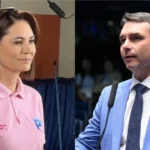 Michelle e Flávio entram em choque – Foto reprodução redes sociais - Carlos Moura Agência Senado