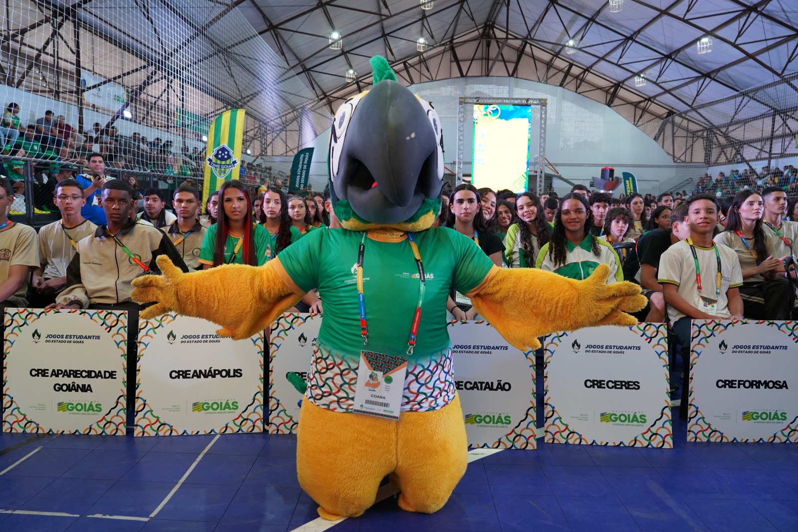 Fase estadual dos Jogos Estudantis reúne 1.800 estudantes-atletas e técnicos até domingo (Foto: Seduc)