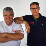 Fernando Campos ao lado do filho Alexandre Yee Campos que comunicou a perda - Foto portal Rodas & Motores