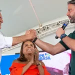 Ex-governador Ronaldo Caiado, Gracinha e Baldy. (Foto: Reprodução)