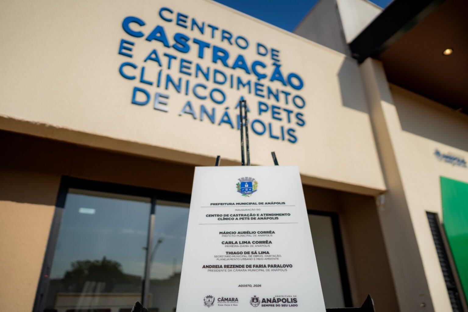 Imagem fachada Centro de Castração Anápolis
